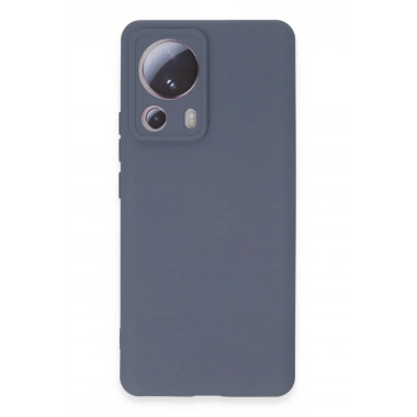 Mey İthalat®   Mi 13 Lite Kılıf Nano içi Kadife Silikon - Gri