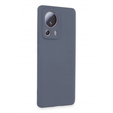 Mey İthalat®   Mi 13 Lite Kılıf Nano içi Kadife Silikon - Gri