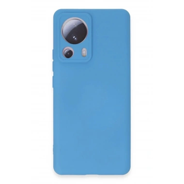 Mey İthalat®   Mi 13 Lite Kılıf Nano içi Kadife Silikon - Mavi