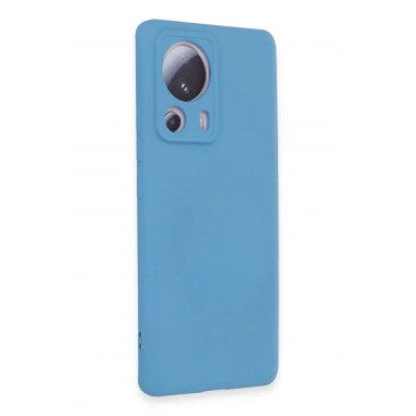 Mey İthalat®   Mi 13 Lite Kılıf Nano içi Kadife Silikon - Mavi