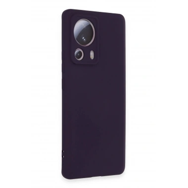 Mey İthalat®   Mi 13 Lite Kılıf Nano içi Kadife Silikon - Mor