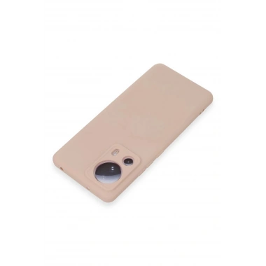 Mey İthalat®   Mi 13 Lite Kılıf Nano içi Kadife Silikon - Pudra