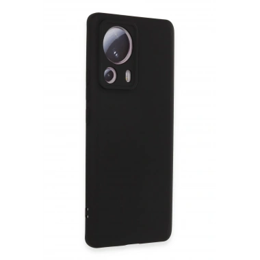 Mey İthalat®   Mi 13 Lite Kılıf Nano içi Kadife Silikon - Siyah