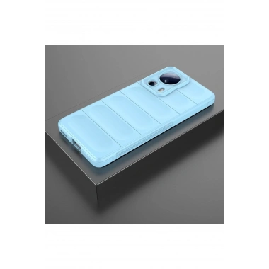 Mey İthalat®   Mi 13 Lite Kılıf Optimum Silikon - Sky Blue