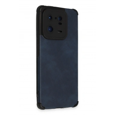 Mey İthalat®   Mi 13 Pro Kılıf Loop Deri Silikon - Lacivert