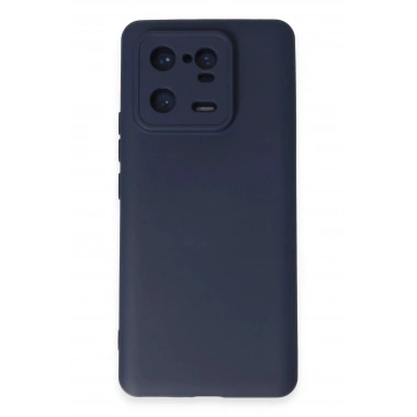 Mey İthalat®   Mi 13 Pro Kılıf Nano içi Kadife Silikon - Lacivert