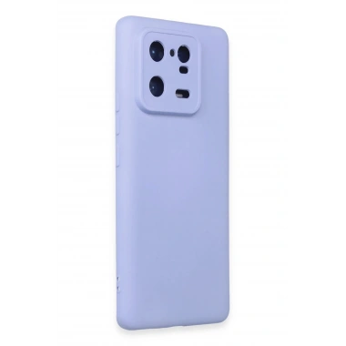 Mey İthalat®   Mi 13 Pro Kılıf Nano içi Kadife Silikon - Lila