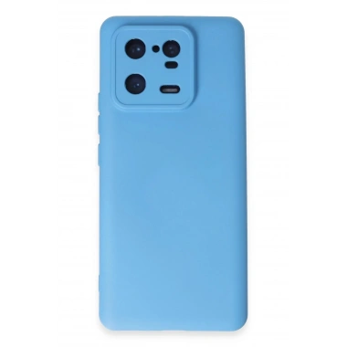 Mey İthalat®   Mi 13 Pro Kılıf Nano içi Kadife Silikon - Mavi
