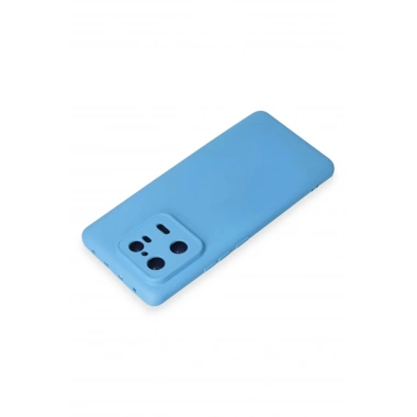 Mey İthalat®   Mi 13 Pro Kılıf Nano içi Kadife Silikon - Mavi
