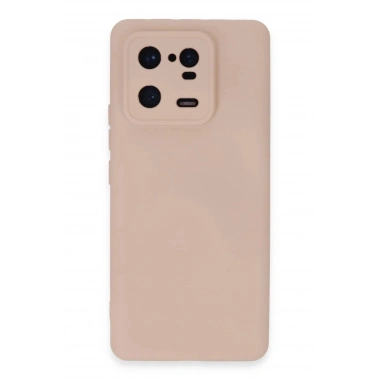Mey İthalat®   Mi 13 Pro Kılıf Nano içi Kadife Silikon - Pudra