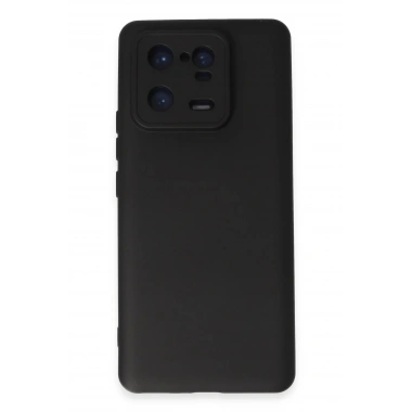 Mey İthalat®   Mi 13 Pro Kılıf Nano içi Kadife Silikon - Siyah