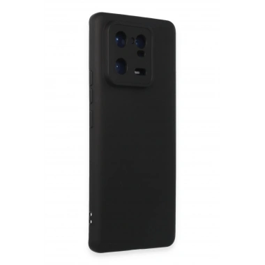 Mey İthalat®   Mi 13 Pro Kılıf Nano içi Kadife Silikon - Siyah