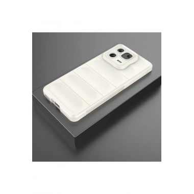Mey İthalat®   Mi 13 Pro Kılıf Optimum Silikon - Krem