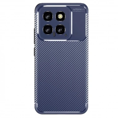 Mey İthalat®   Mi 14T Kılıf Auto Focus Karbon Kapak - Lacivert