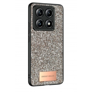 Mey İthalat®   Mi 14T Pro Bright Simli Kapak - Gold
