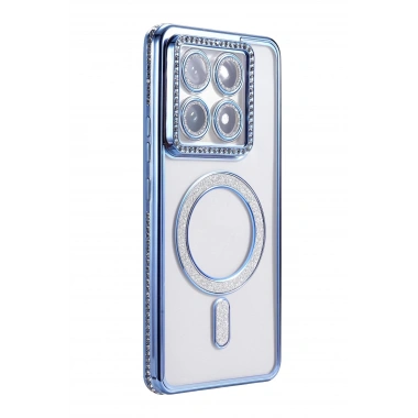 Mey İthalat®   Mi 14T Pro Joke Simli Magneticsafe Kılıf - Mavi