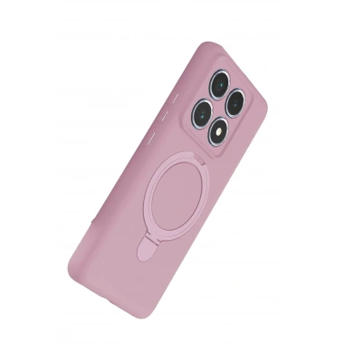 Mey İthalat®   Mi 14T Pro Regal Magsafe Standlı Kapak - Açık Pembe