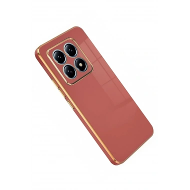 Mey İthalat®   Mi 14T Pro Volet Silikon - Kırmızı