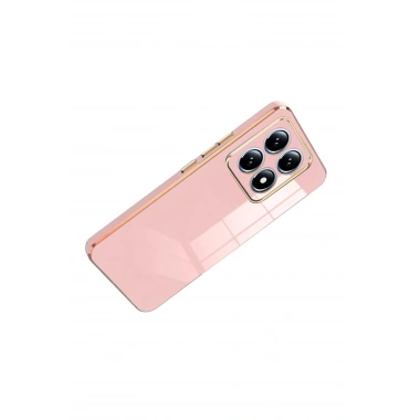 Mey İthalat®   Mi 14T Pro Volet Silikon - Pembe