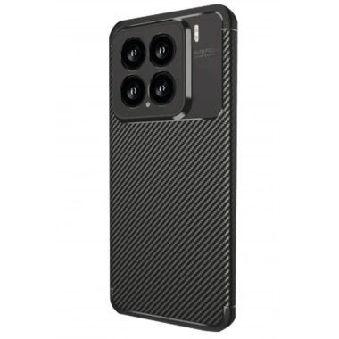 Mey İthalat®   Mi 15 Kılıf Auto Focus Karbon Kapak - Siyah