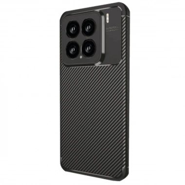Mey İthalat®   Mi 15 Kılıf Auto Focus Karbon Kapak - Siyah