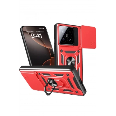 Mey İthalat®   Mi 15T Pars Lens Yüzüklü Silikon - Kırmızı