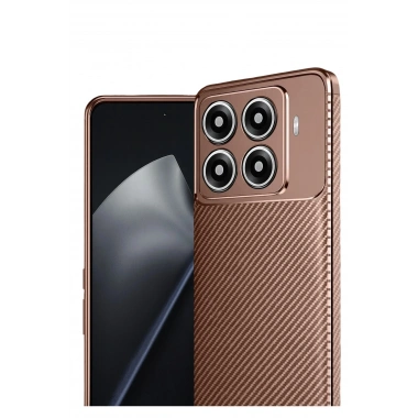 Mey İthalat®   Mi 15T Pro Auto Focus Karbon Kapak - Kahverengi