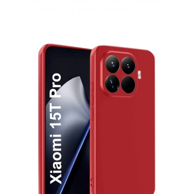 Mey İthalat®   Mi 15T Pro First Silikon - Kırmızı