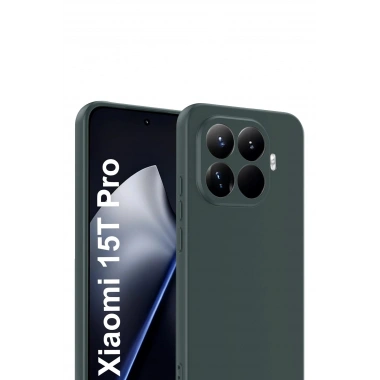 Mey İthalat®   Mi 15T Pro First Silikon - Koyu Yeşil