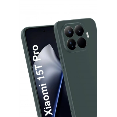 Mey İthalat®   Mi 15T Pro First Silikon - Koyu Yeşil