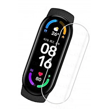 Mey İthalat® Mi Band 6 Polymer Nano Ekran Koruyucu - Şeffaf