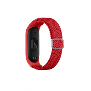 Mey İthalat® Mi Band 6 Star Kordon - Kırmızı