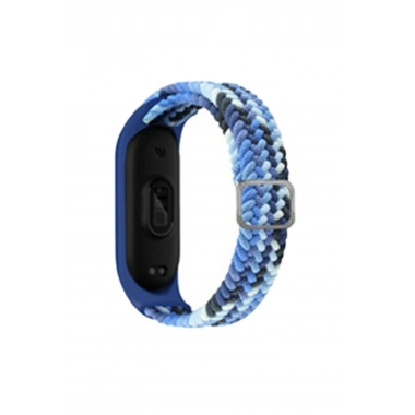 Mey İthalat® Mi Band 6 Star Kordon - Lacivert-Mavi