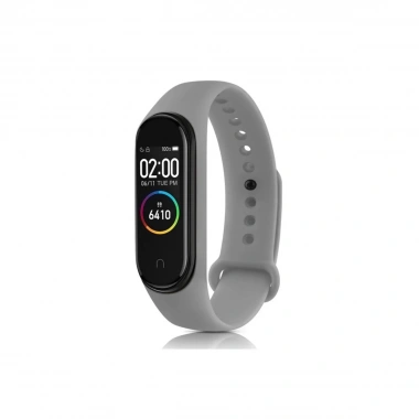 Mey İthalat® Mi Band 7 Klasik Kordon - Açık Gri
