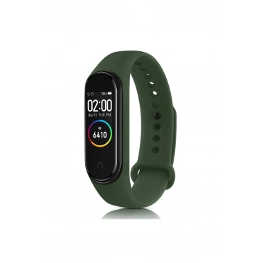 Mey İthalat® Mi Band 7 Klasik Kordon - Haki Yeşil