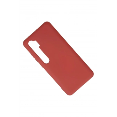 Mey İthalat®   Mi Note 10 Lite Kılıf Nano içi Kadife Silikon - Kiremit