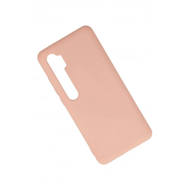 Mey İthalat®   Mi Note 10 Lite Kılıf Nano içi Kadife Silikon - Pudra