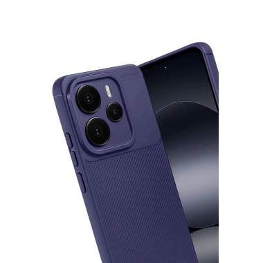 Mey İthalat®   Note 14 5G Auto Focus Karbon Kapak - Lacivert