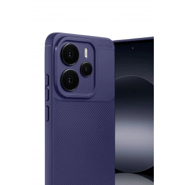 Mey İthalat®   Note 14 5G Auto Focus Karbon Kapak - Lacivert