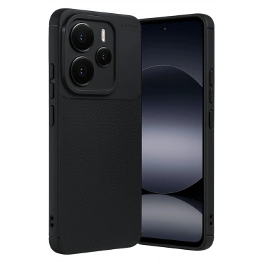 Mey İthalat®   Note 14 5G Auto Focus Karbon Kapak - Siyah