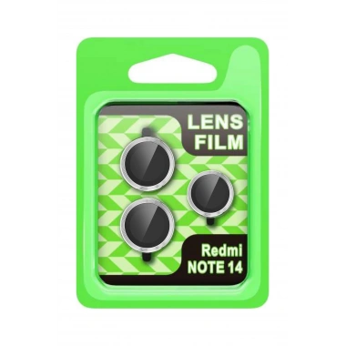 Mey İthalat®   Note 14 5G Raze Metal Kamera Lens - Gümüş