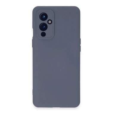 Mey İthalat®  One Plus 9 Kılıf Nano içi Kadife Silikon - Gri