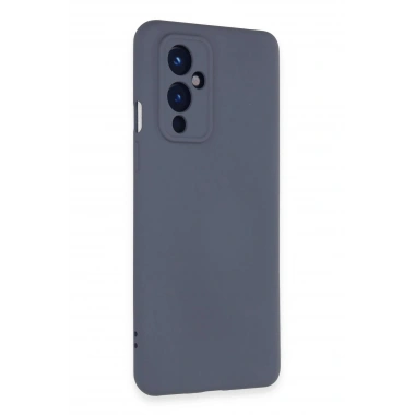 Mey İthalat®  One Plus 9 Kılıf Nano içi Kadife Silikon - Gri