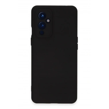 Mey İthalat®  One Plus 9 Kılıf Nano içi Kadife Silikon - Siyah