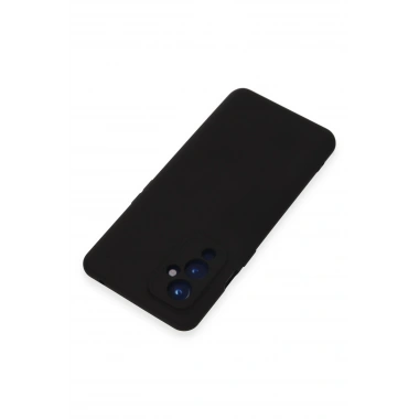 Mey İthalat®  One Plus 9 Kılıf Nano içi Kadife Silikon - Siyah
