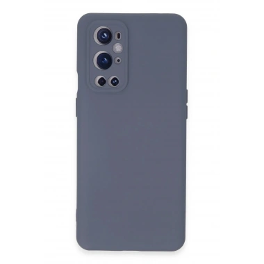 Mey İthalat®  One Plus 9 Pro Kılıf Nano içi Kadife Silikon - Gri