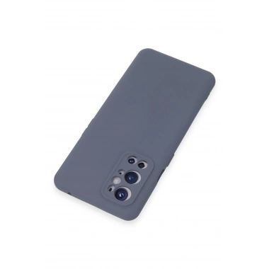 Mey İthalat®  One Plus 9 Pro Kılıf Nano içi Kadife Silikon - Gri