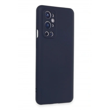 Mey İthalat®  One Plus 9 Pro Kılıf Nano içi Kadife Silikon - Lacivert