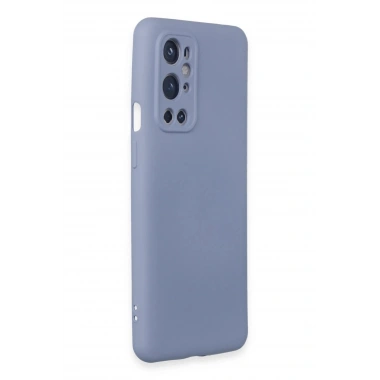 Mey İthalat®  One Plus 9 Pro Kılıf Nano içi Kadife Silikon - Mor