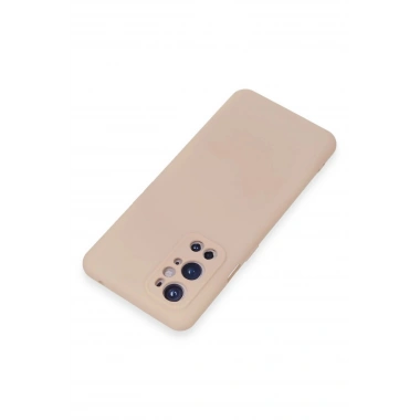 Mey İthalat®  One Plus 9 Pro Kılıf Nano içi Kadife Silikon - Pudra